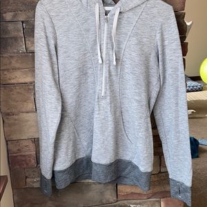 Grey athletic Lucy half zip